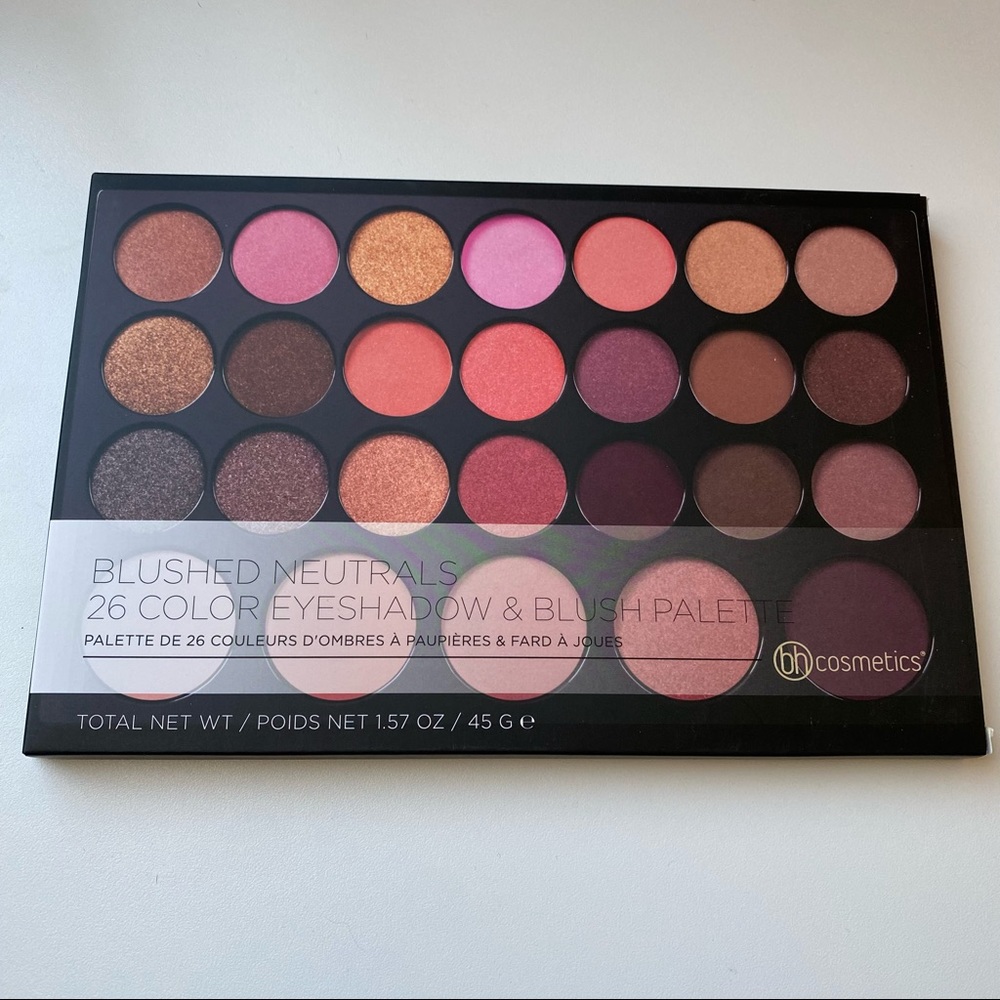 BH Cosmetics Blushed Neutrals Eyeshadow Palette never used